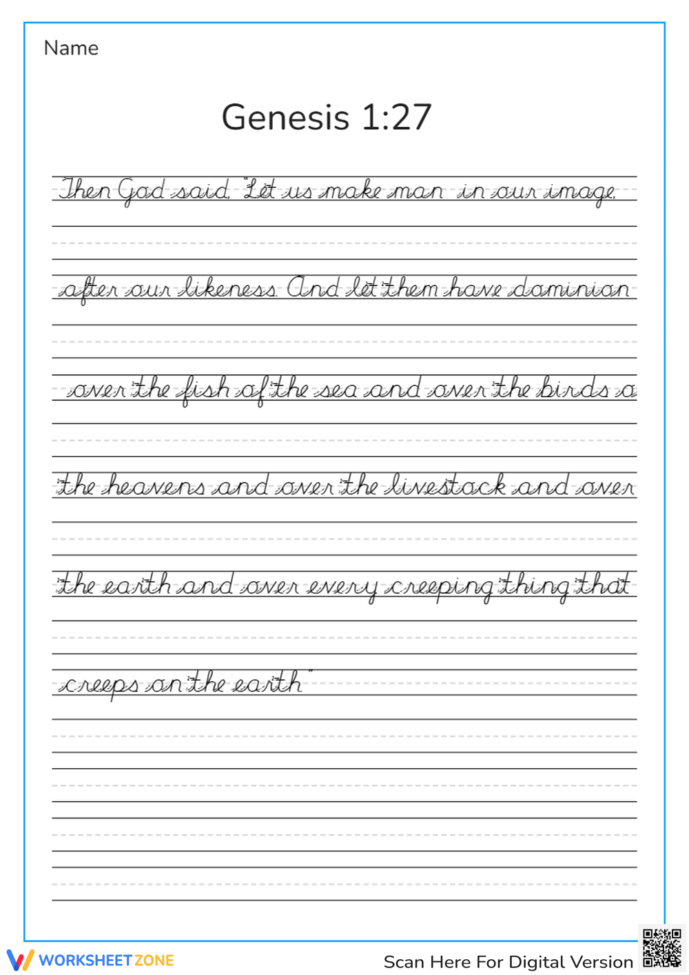 printable cursive handwriting worksheets for 5th graders