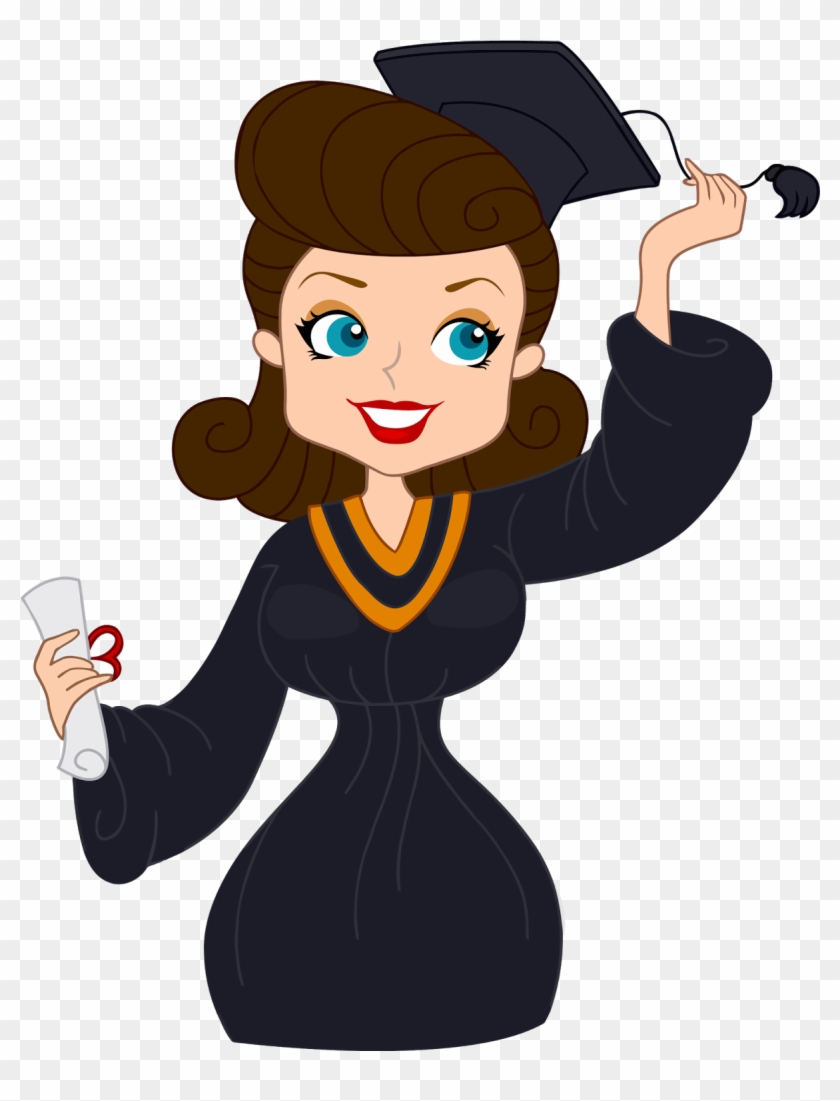 Graduation Clip Art Free Printable Graduate Girl Clipart Png 