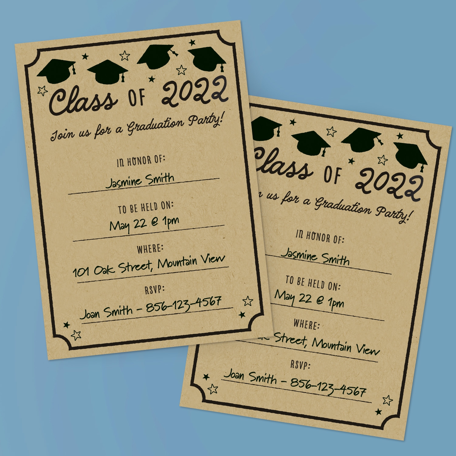 free printable graduation invitation templates