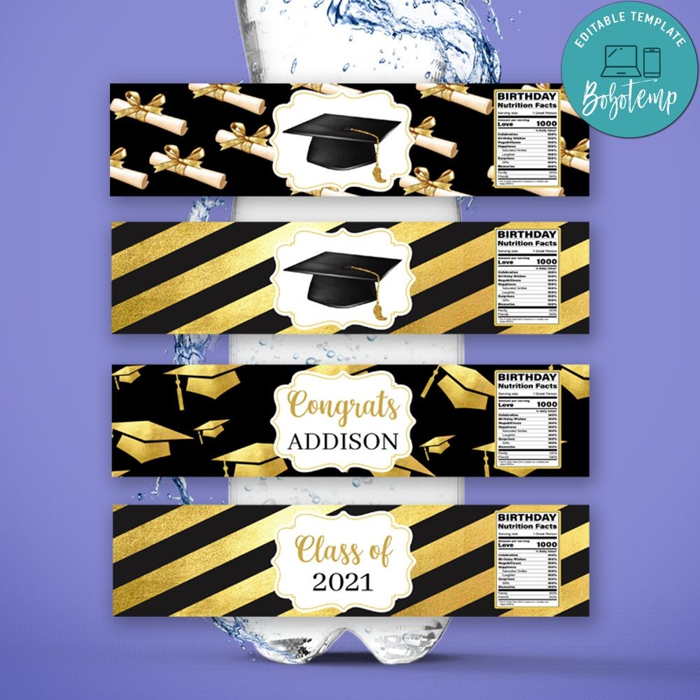 free printable graduation labels