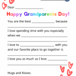 Grandparents Day A Printable To Help Celebrate 