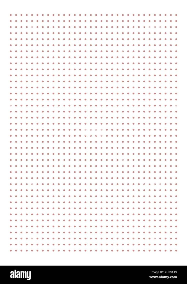 Graph Paper Printable Dotted Grid Paper On White Background 