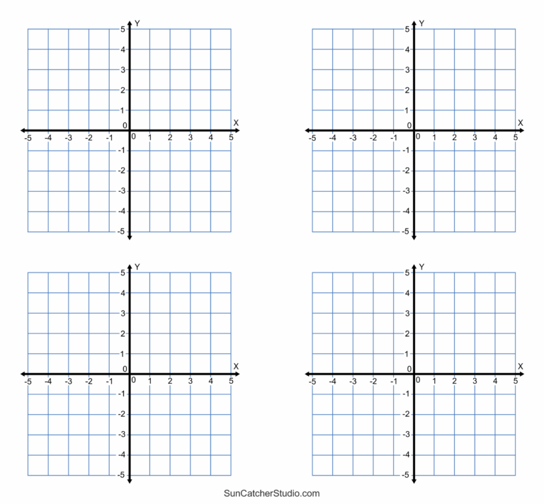 Grid Paper Printable 4 Quadrant Coordinate Graph Paper Templates Free Printables Monograms Design Tools Patterns U0026 DIY Projects