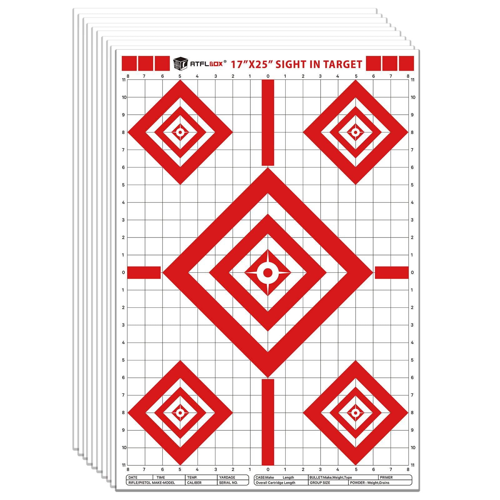 hand gun printable shooting targets