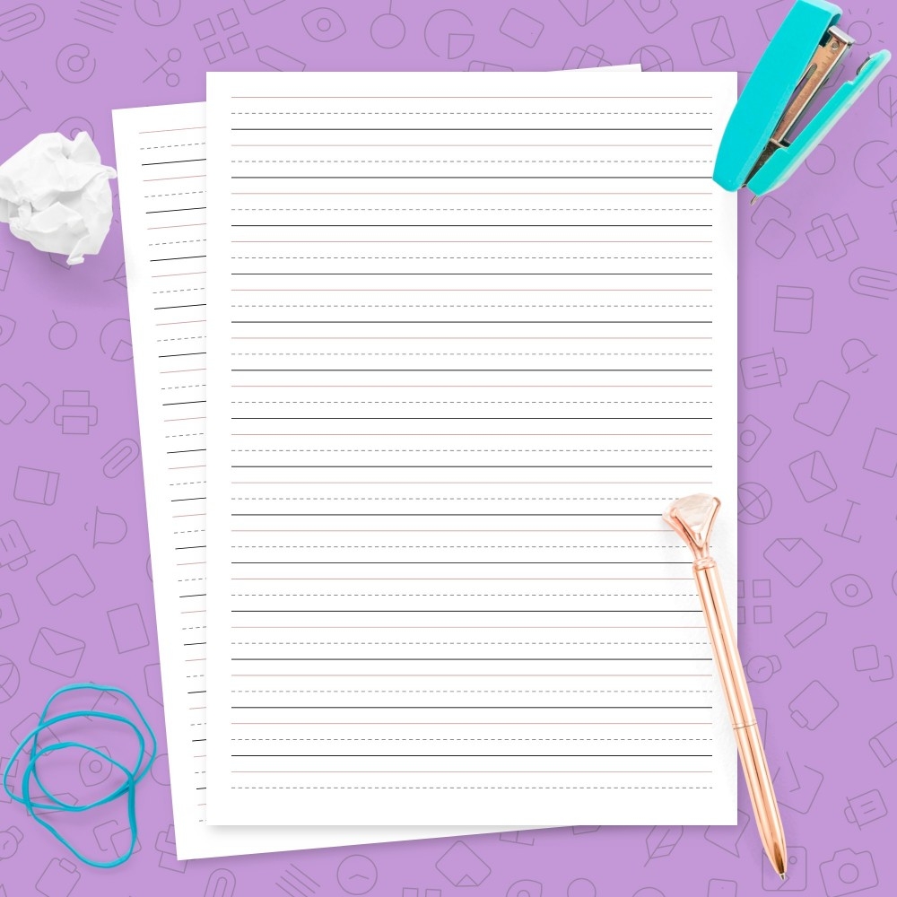 printable handwriting paper pdf