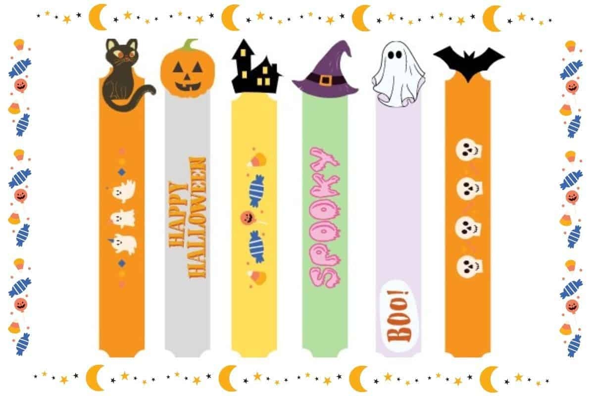 Halloween Bookmarks For Kids Printable The Wild Wild West 