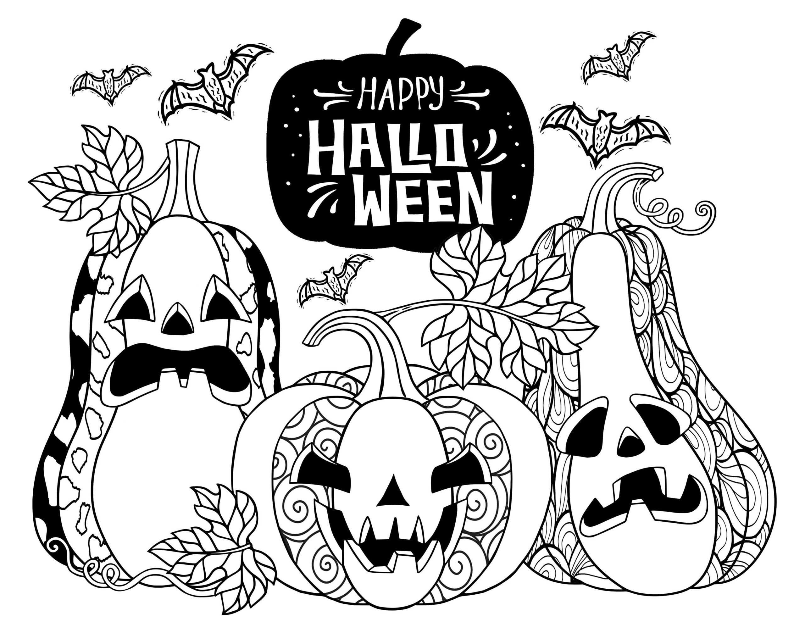coloring pages for halloween printable