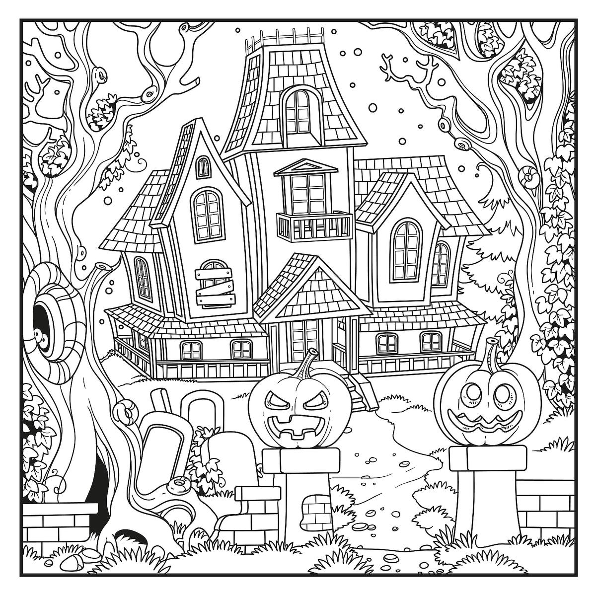 free printable halloween coloring pages