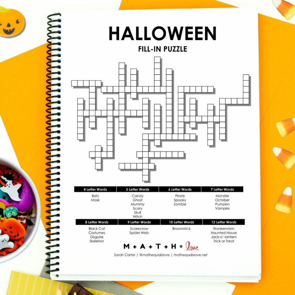 halloween logic puzzle free printable
