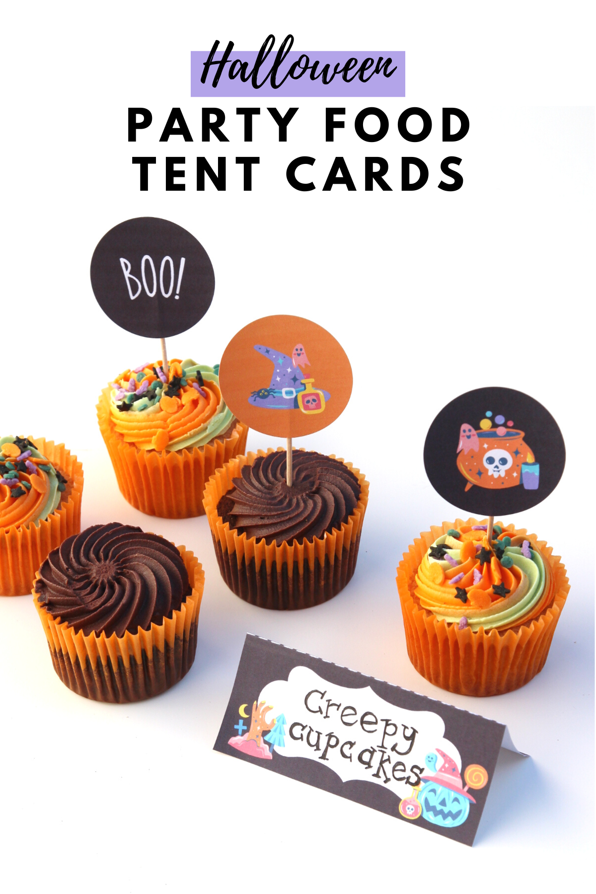 Halloween Food Tent Cards Free Printable Gathering Beauty