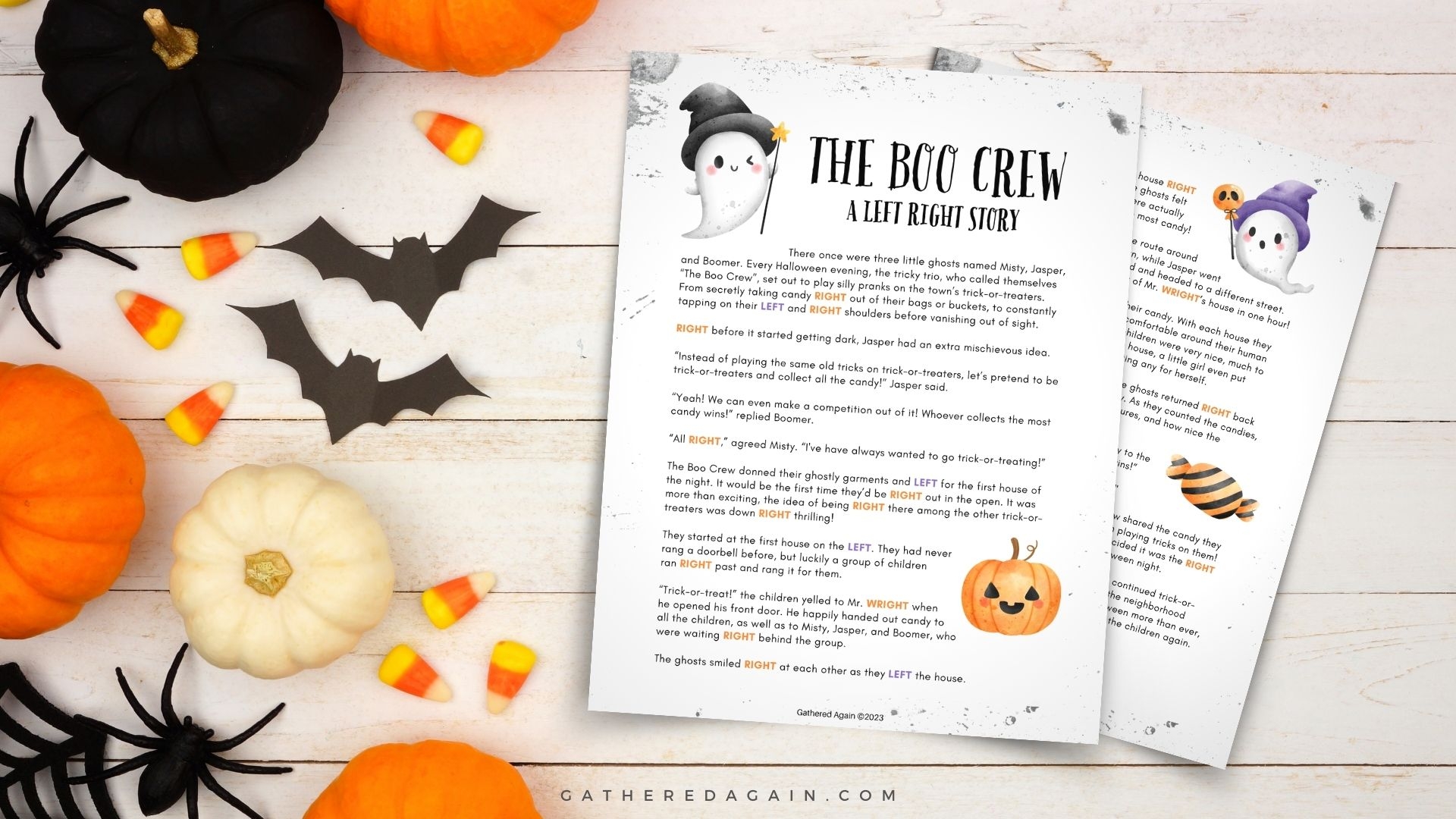 Halloween Left Right Game Spooky Fun For All Ages