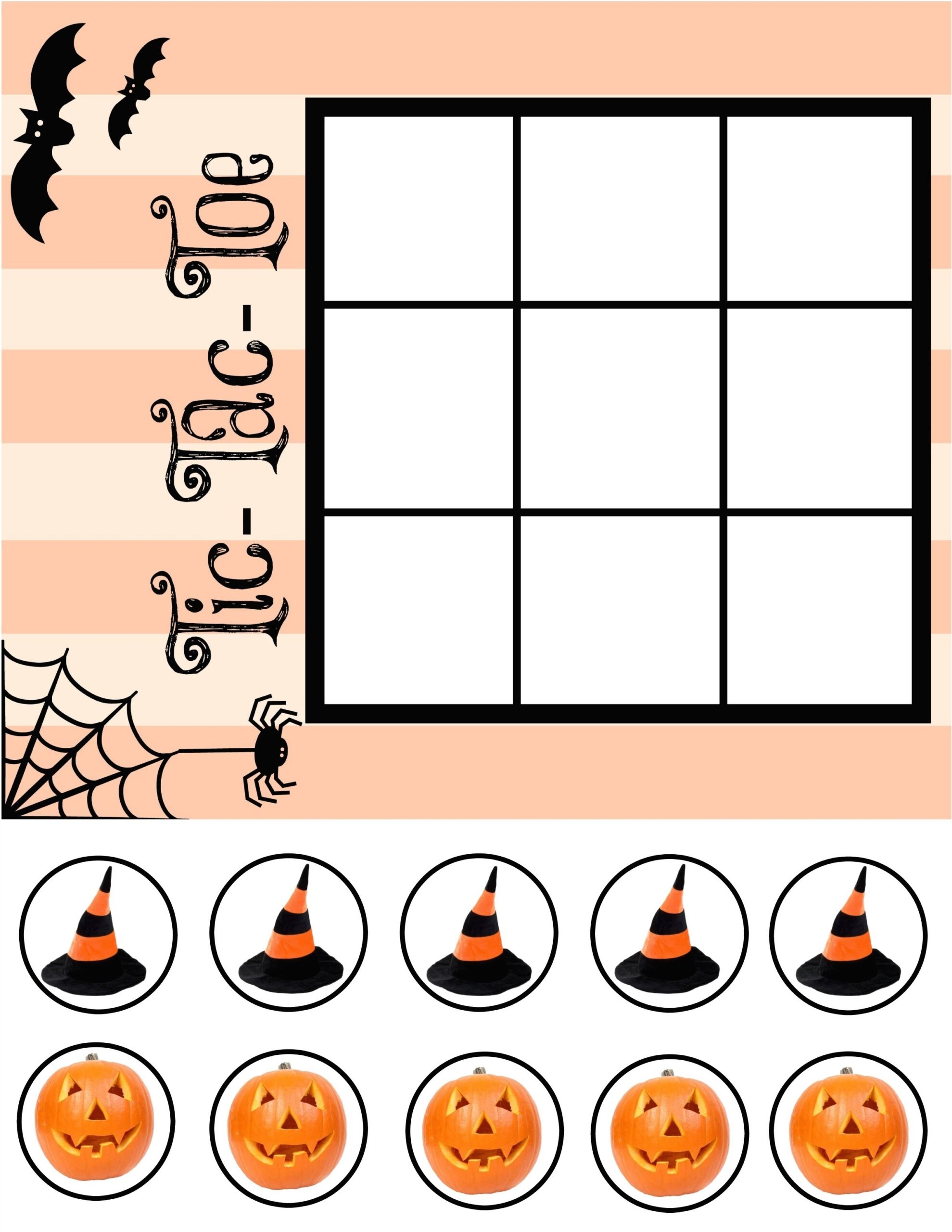tic tac toe printable