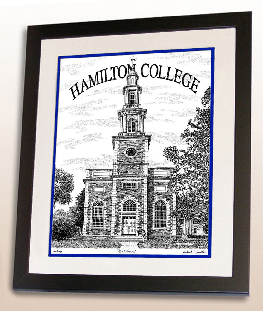 Hamilton College Wall Art Print Michael Smith Graphics