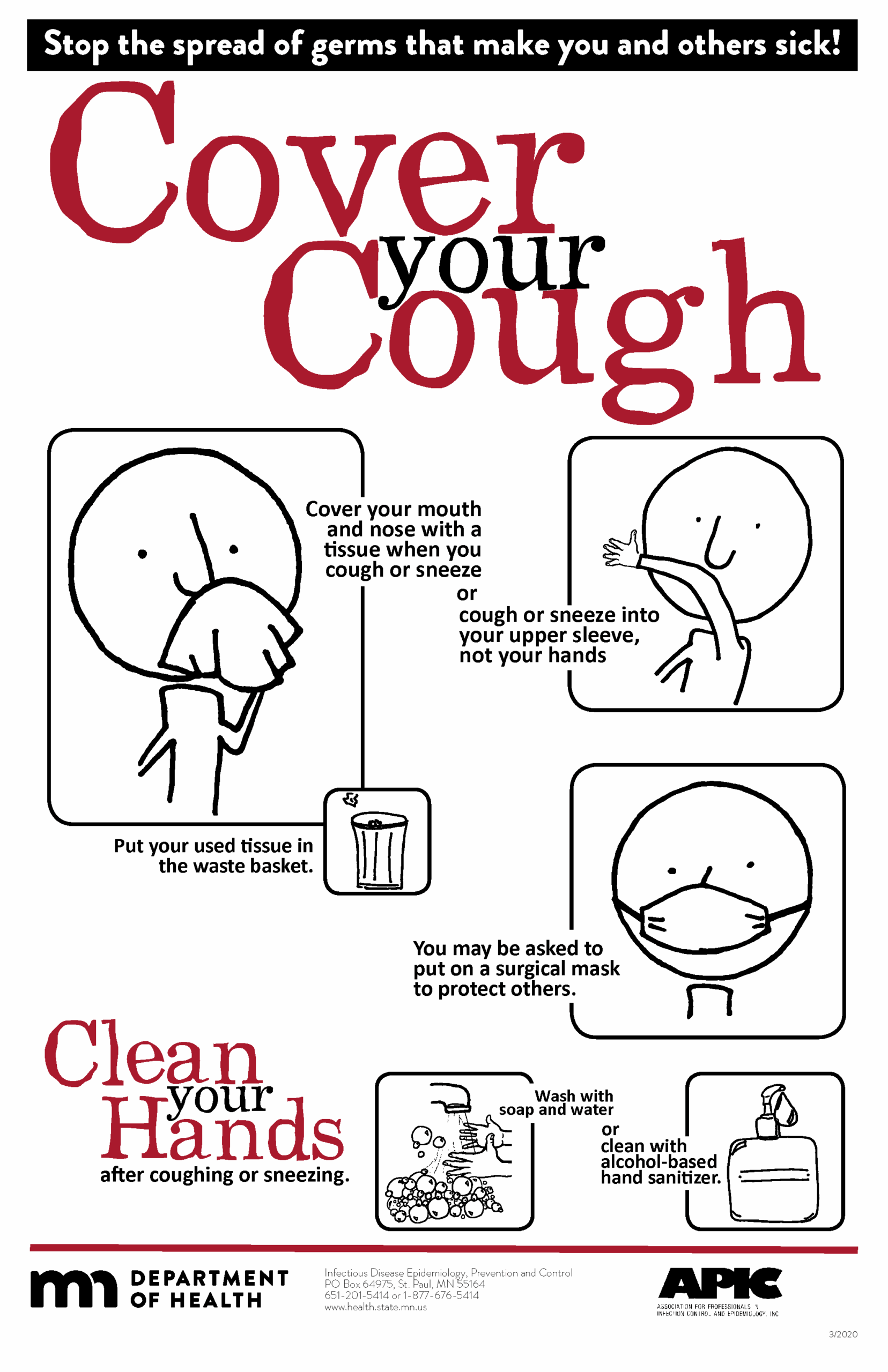 Hand Hygiene Print Materials MN Dept Of Health