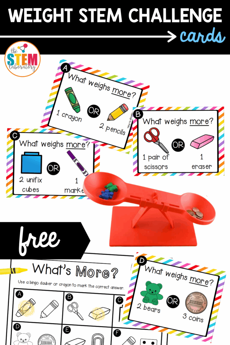 Hands On STEM Weight Challenges For Kids The Stem Laboratory