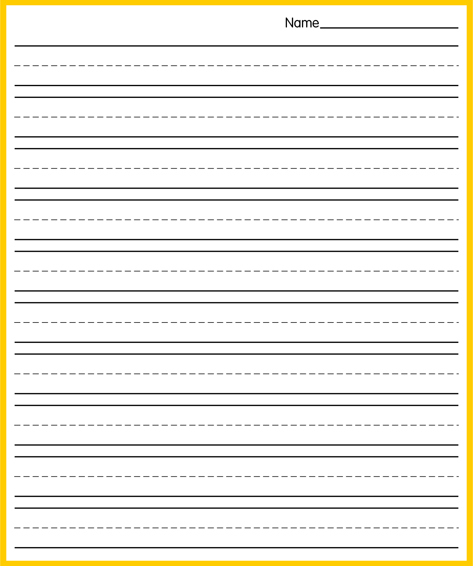 Handwriting Paper 10 Free PDF Printables Printablee