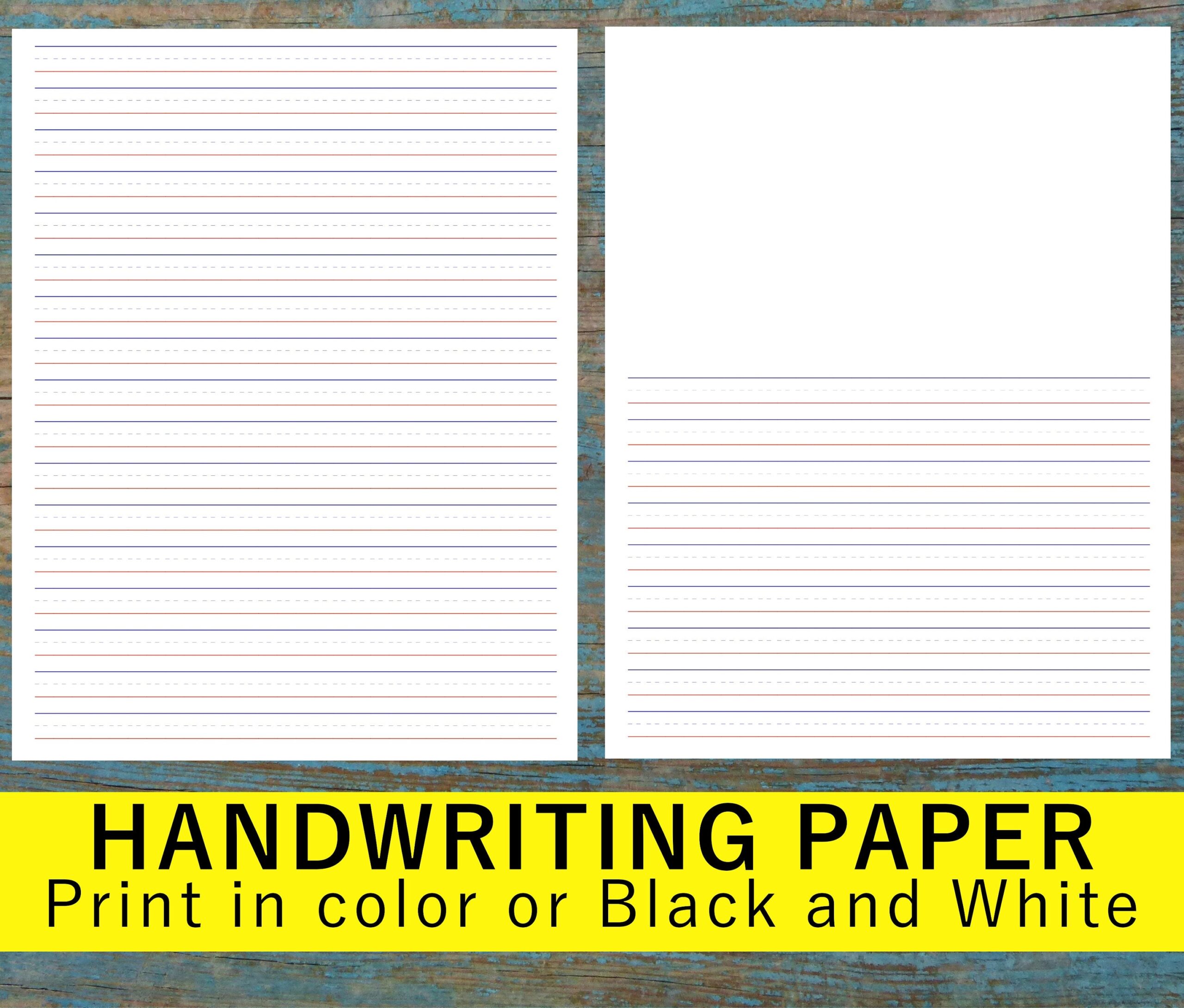 Handwriting Without Tears Paper Etsy
