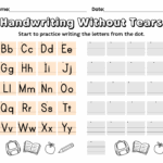 Handwriting Without Tears Tracing Worksheets Worksheets Library