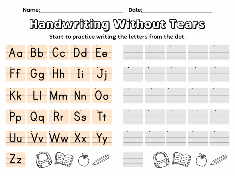 Handwriting Without Tears Tracing Worksheets Worksheets Library