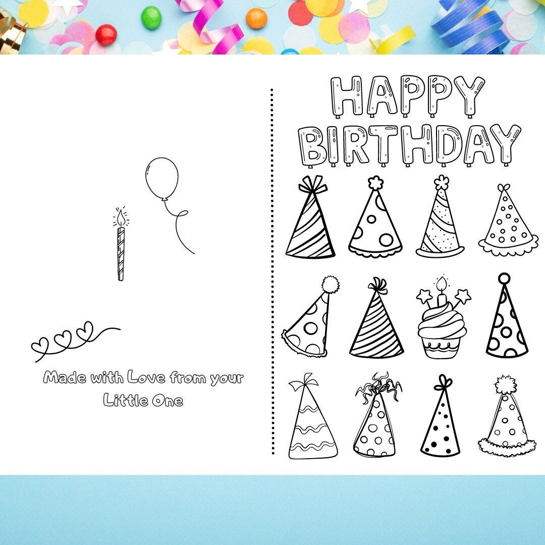 free birthday card printable