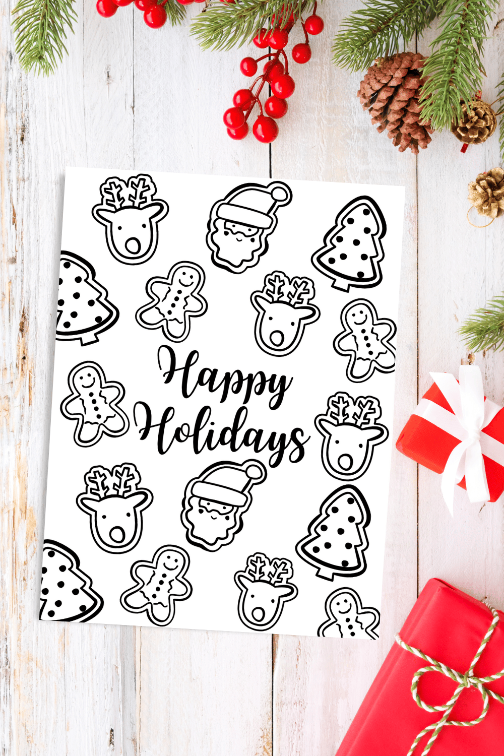holiday printables coloring pages