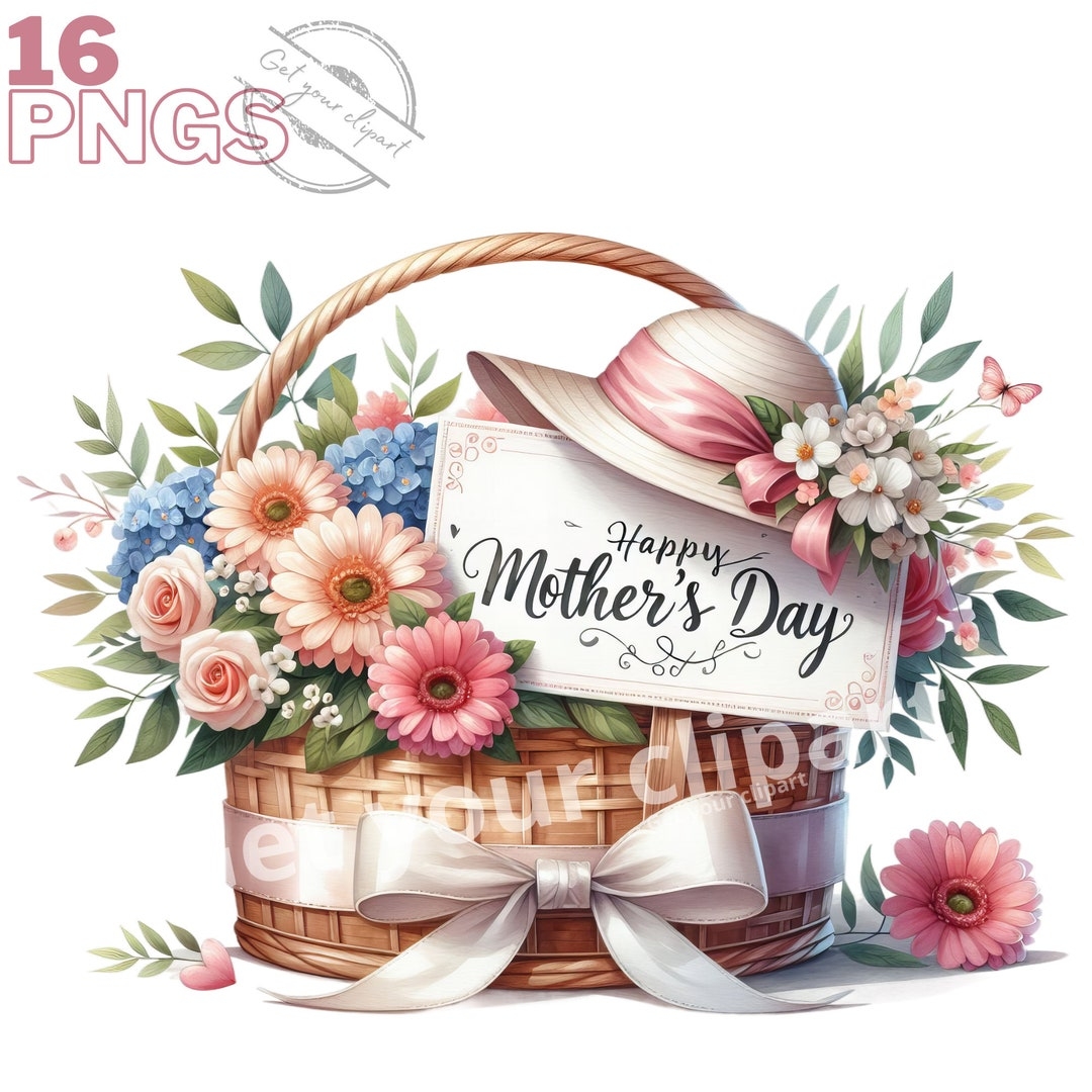 Happy Mother s Day Clipart Bundle Mother s Day PNG Graphics Mother s Day Sublimation Commercial Use Included Set Of 12 Etsy