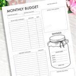 Happy Planner Budget Printable Monthly Budget Happy Planner Big 