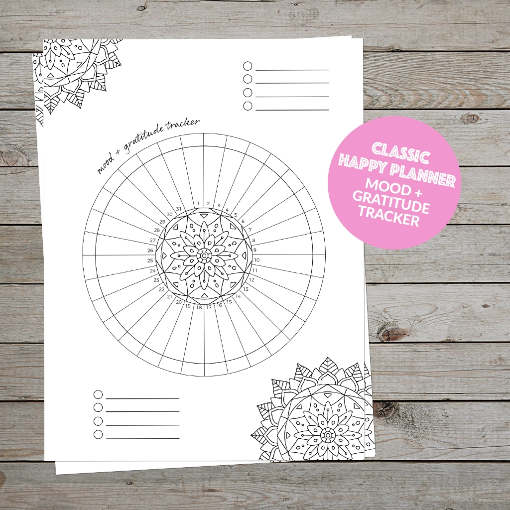 free mini happy planner printable inserts