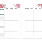 Happy Planner Free Printable Pages Floral Paper Trail Design
