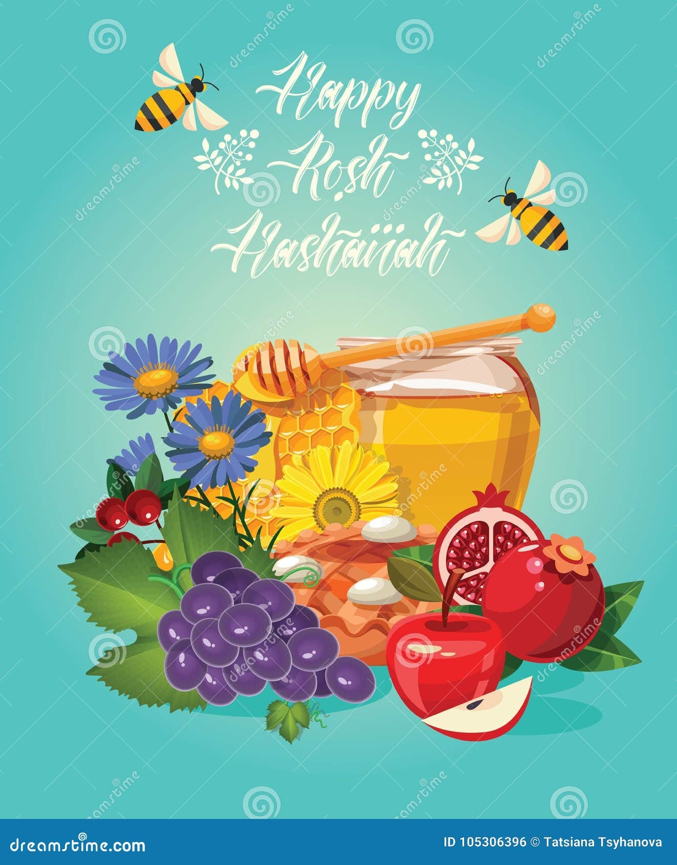 rosh hashanah greeting cards printable