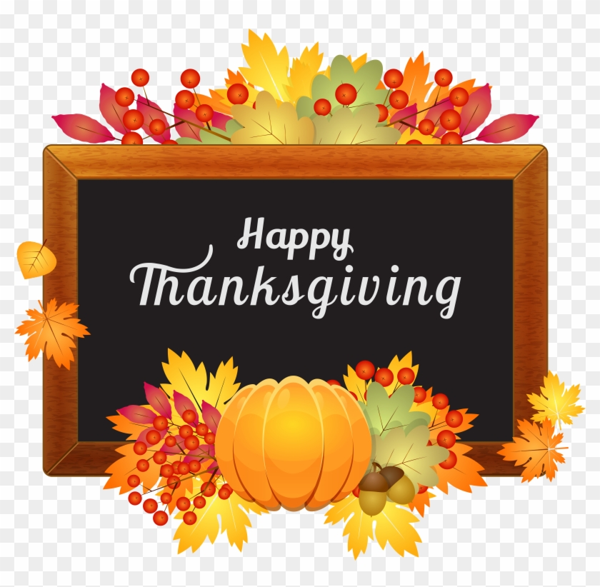 Happy Thanksgiving Decor Png Clipart Image Free Happy Thanksgiving Clip Art Free Transparent PNG Clipart Images Download
