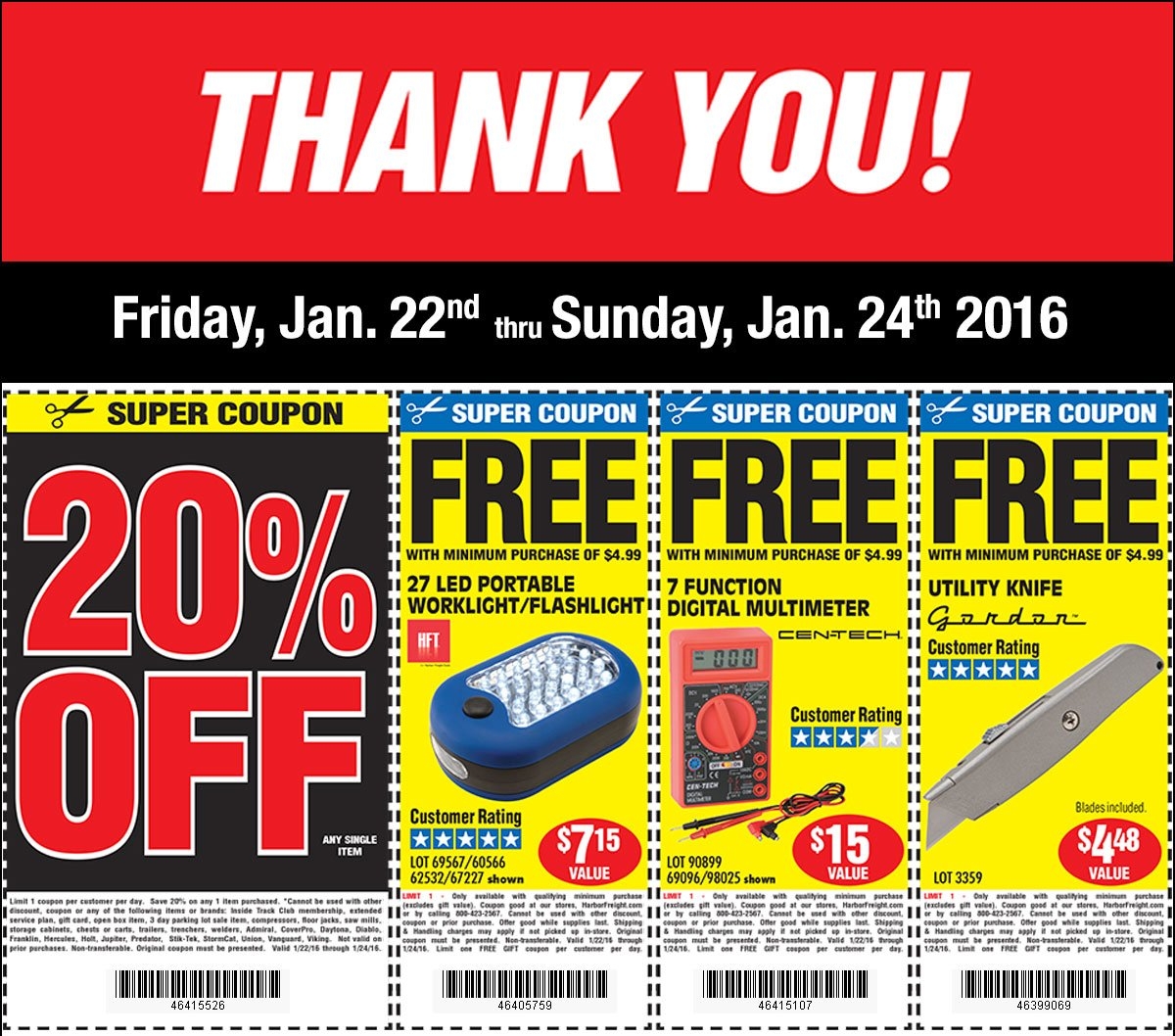 Harbor Freight X 