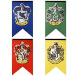Harry Potter Complete Hogwarts House Wall Banners Ultra Premium Worksheets Library