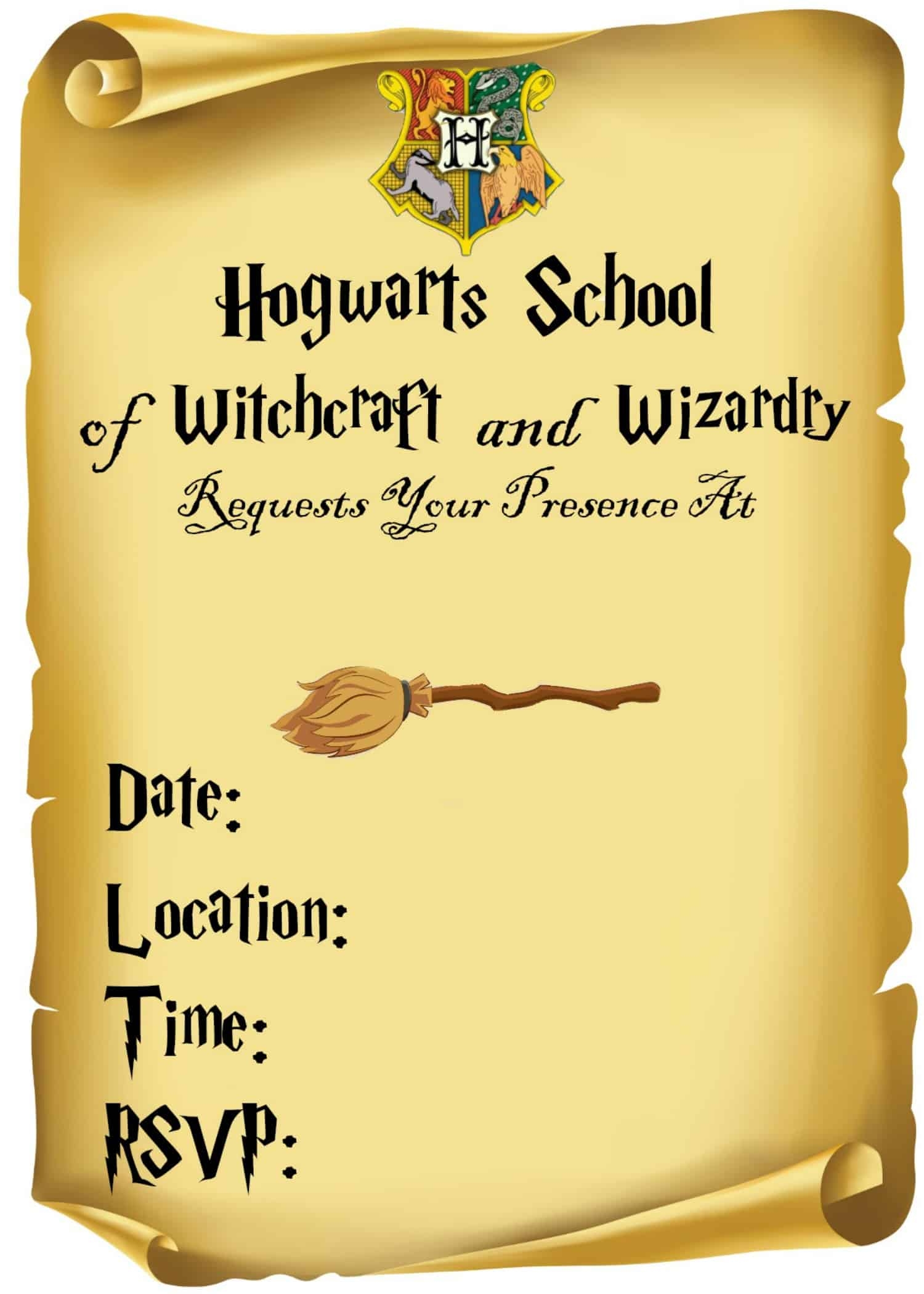 Harry Potter Invitations free Printables Fun Money Mom Harry Potter Invitations free Printables Fun Money Mom