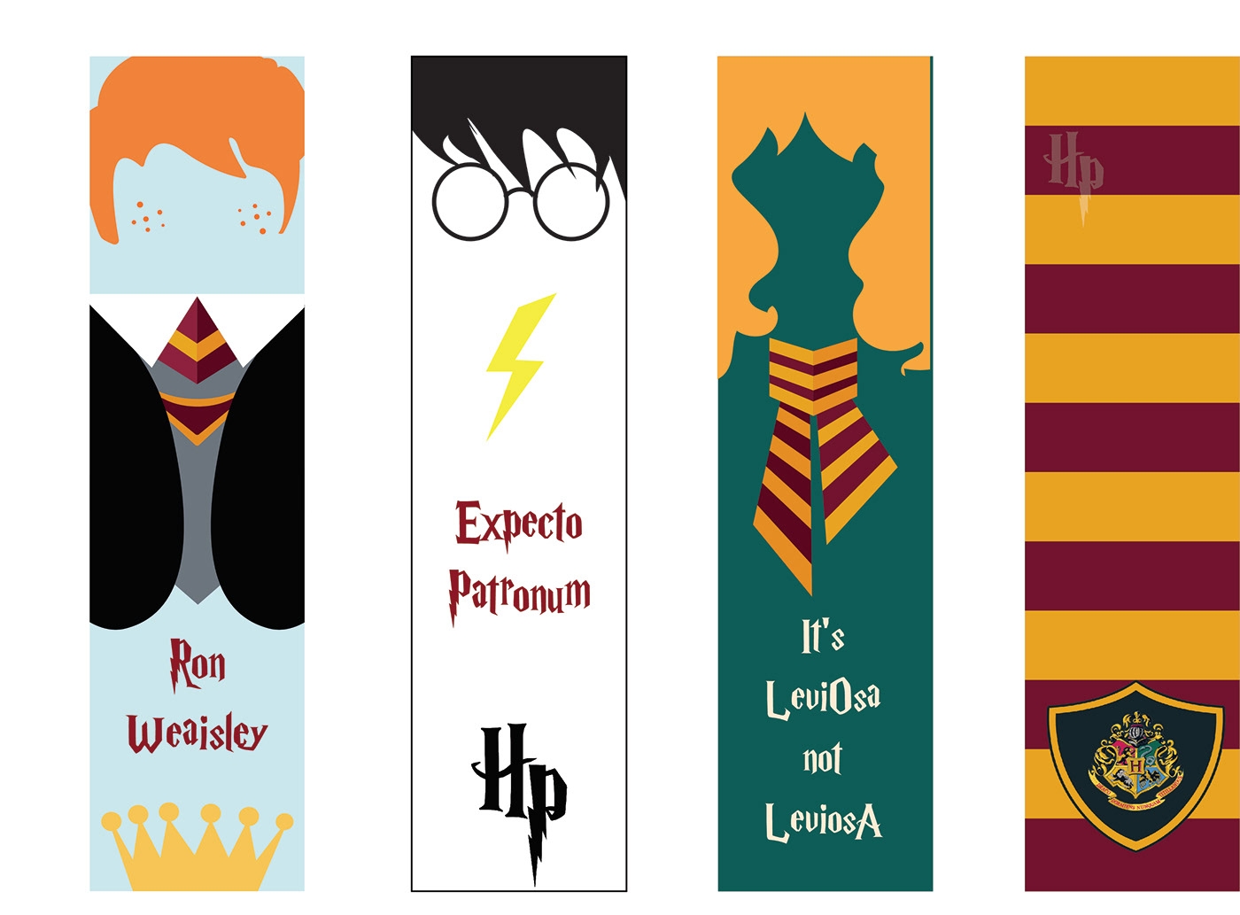 Harry Potter Printable Bookmarks Printable Party Favors