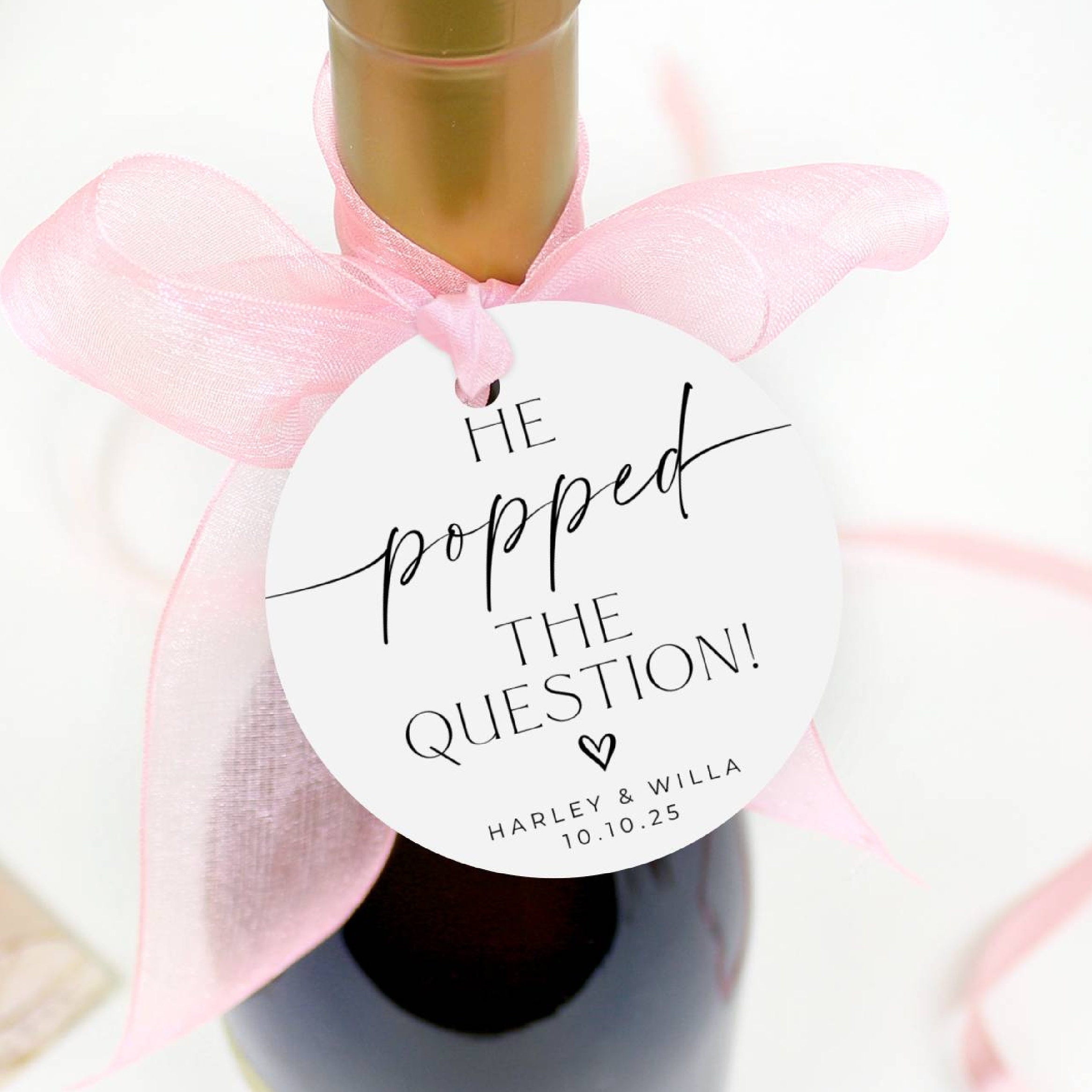 he popped the question tags free printable