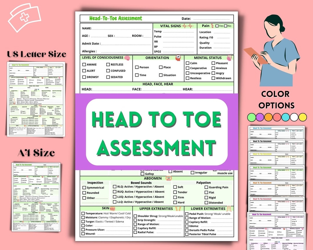 Head to toe Assessment Template checklist Health Assessment Cheat Sheet Nursing Student Study Guide Nursing Digital Notes Etsy Ireland Head to toe Assessment Template checklist Health Assessment Cheat Sheet Nursing Student Study Guide Nursing Digital Notes Etsy Ireland