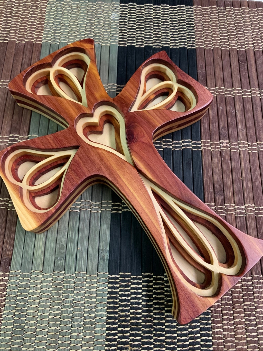 Heart Cross Scroll Saw Pattern Christmas Mothers Day Laser CNC Pdf And Svg File Etsy UK