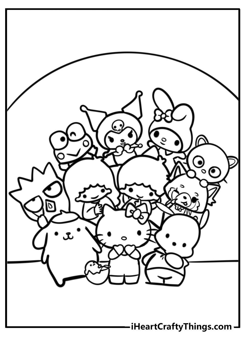 Hello Kitty Coloring Pages 70 Free PDF Printables For Kids Hello Kitty Coloring Pages 70 Free PDF Printables For Kids