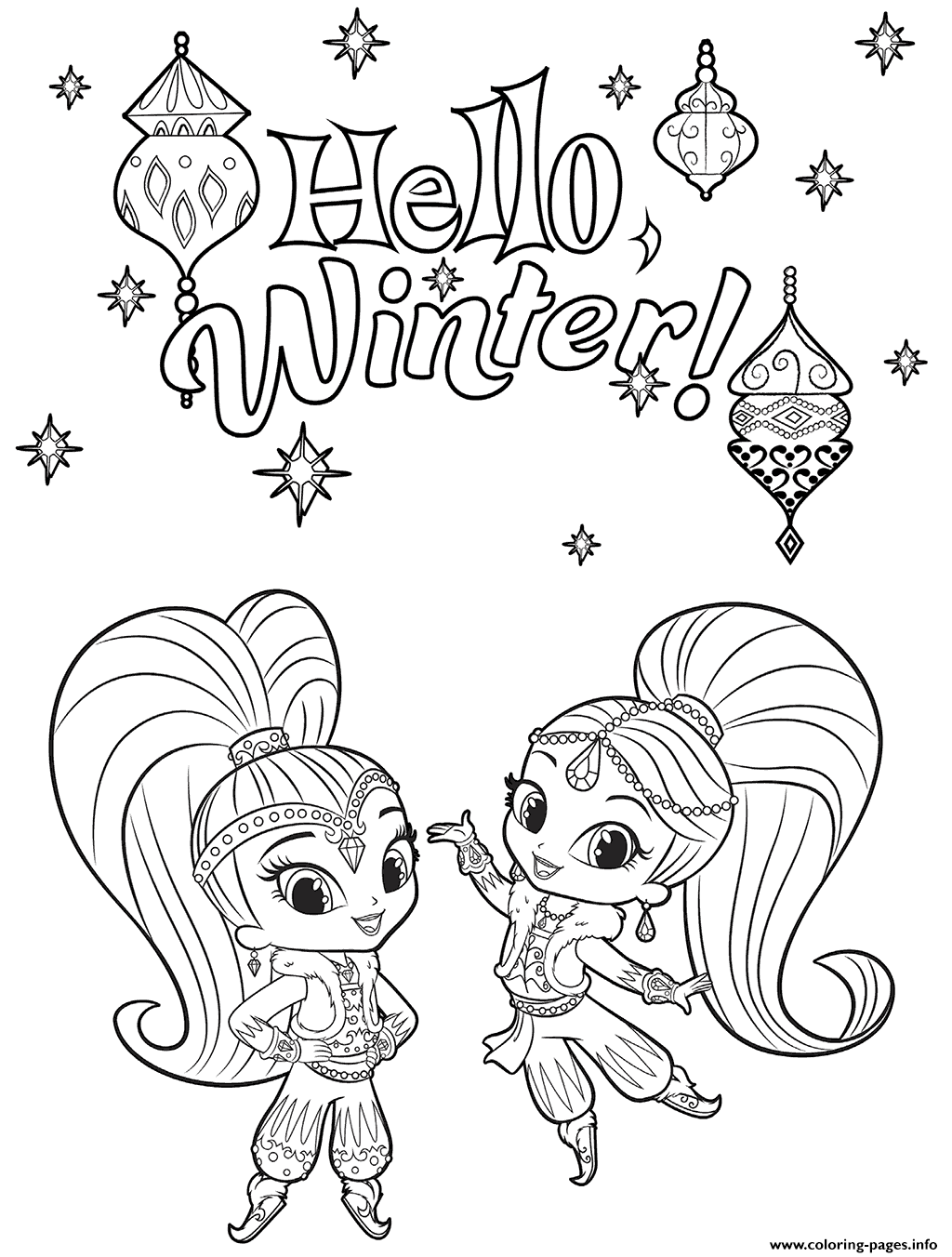Hello Winter With Shimmer And Shine Hello Winter With Shimmer And Shine