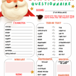 Help Santa Find The Perfect Gift With This Secret Santa Form