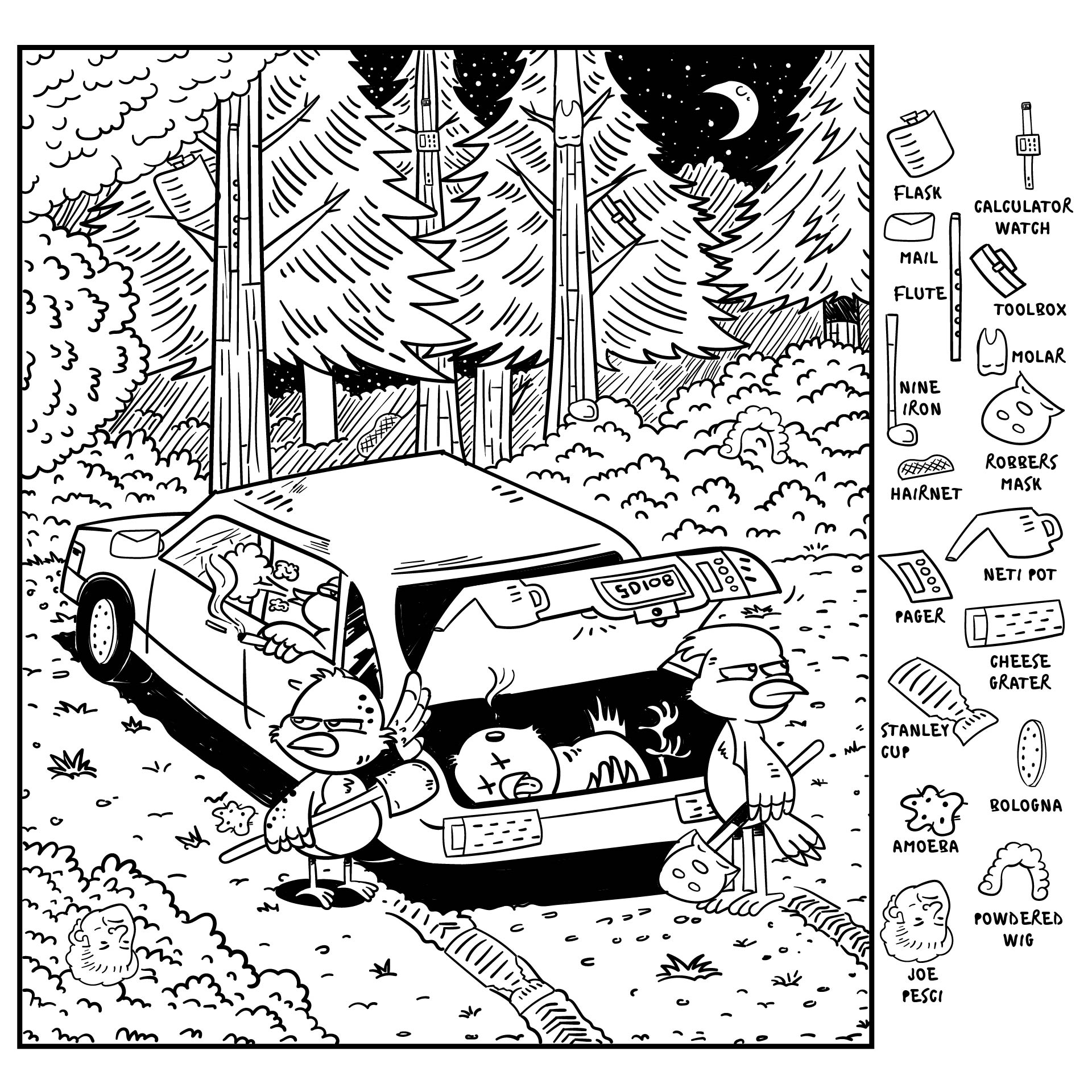 Hidden Object 20 Free PDF Printables Printablee