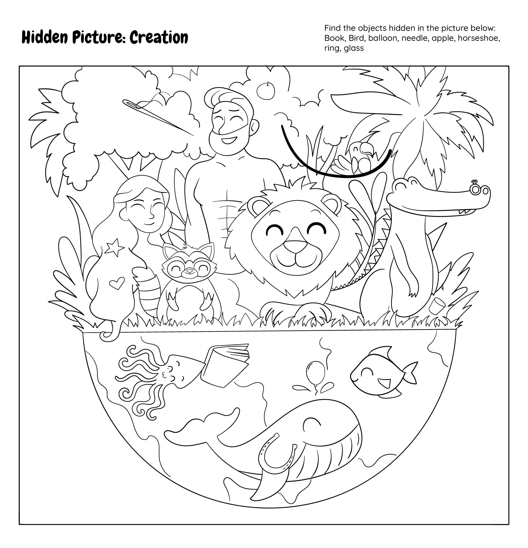 Hidden Object Worksheet Creation 7 Free PDF Printables Printablee