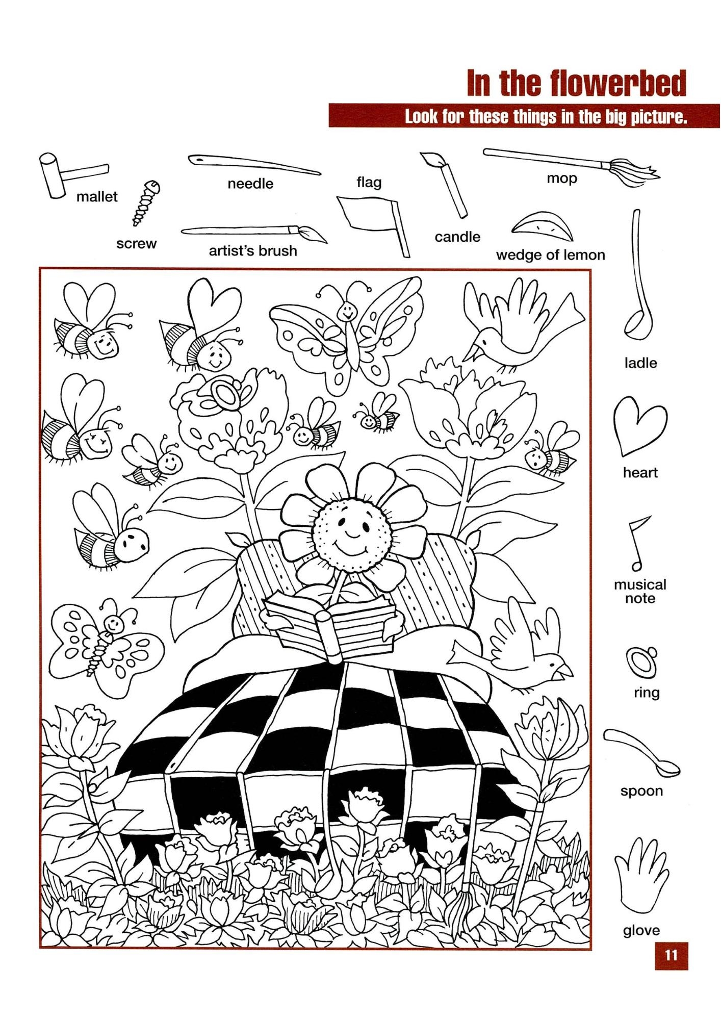 hidden picture puzzles printable for adults