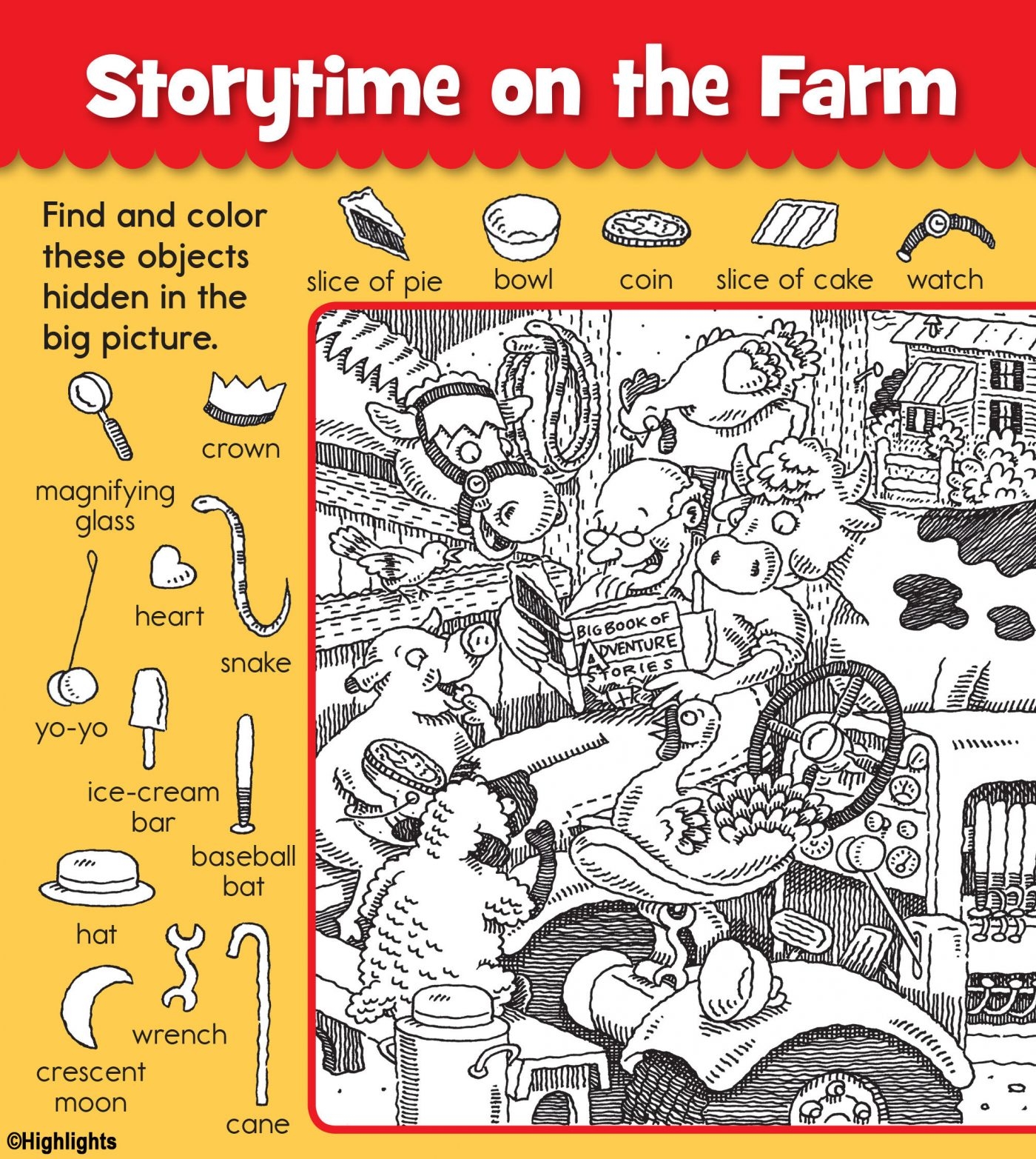 Highlights Hidden Pictures Fun Free Activities Silver Dolphin  Highlights Hidden Pictures Fun Free Activities Silver Dolphin