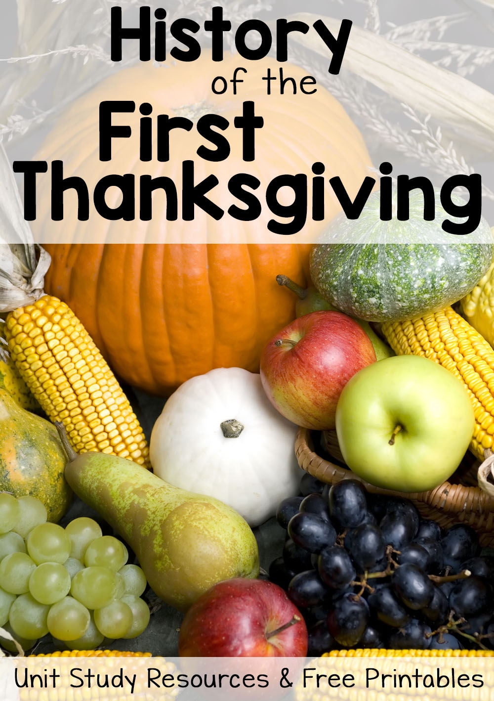 History Of Thanksgiving Worksheets And Unit Study Resources 
