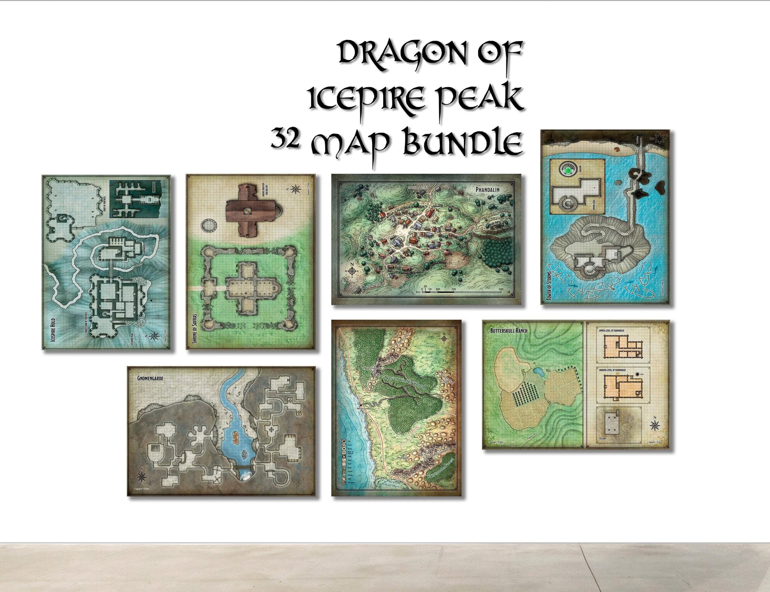 hoard of the dragon queen printable maps