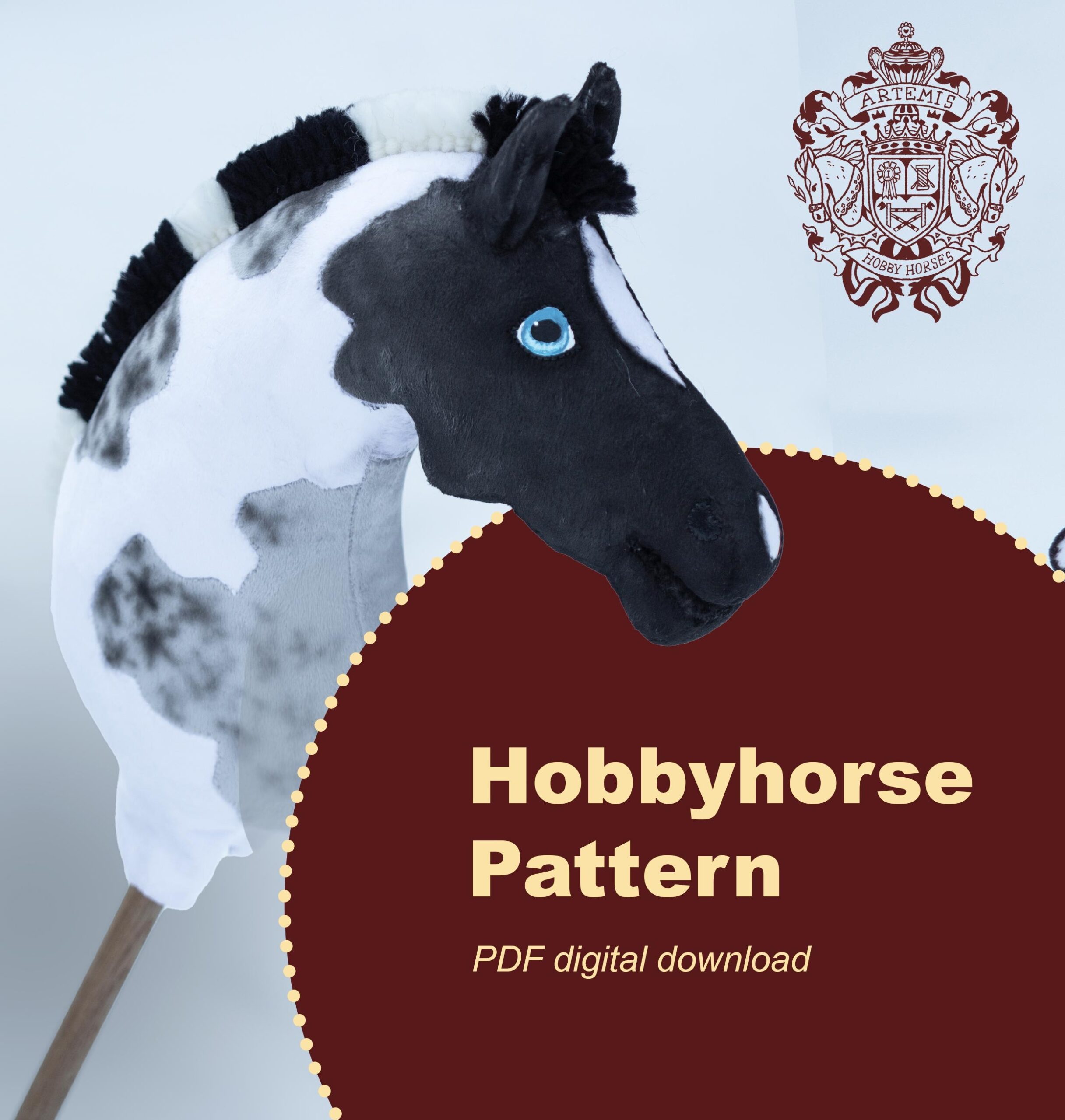 printable hobby horse pattern