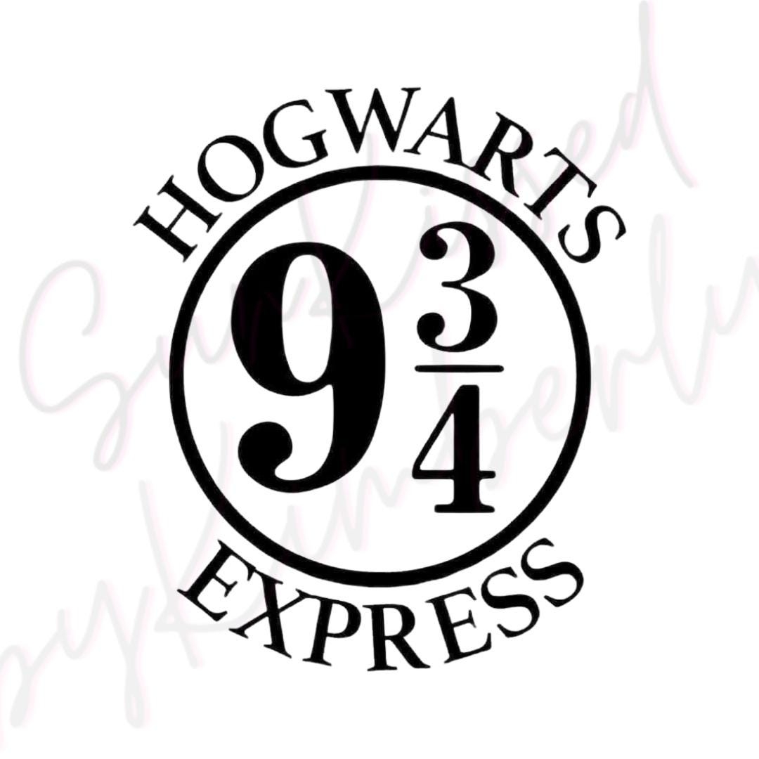 Hogwarts Express 9 3 4 SVG PNG JPG Pdf Digital Download Platform Nine And Three quarters Crafts Shirts Stickers Wall Print Art Etsy
