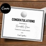 Hole In One Certificate Etsy UK
